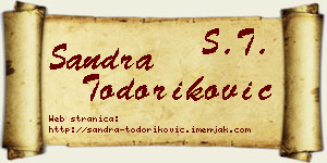 Sandra Todoriković vizit kartica